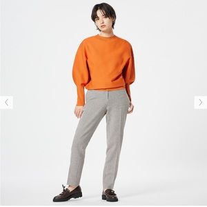 PLST • whole garment knit balloon sleeve top • sz: S